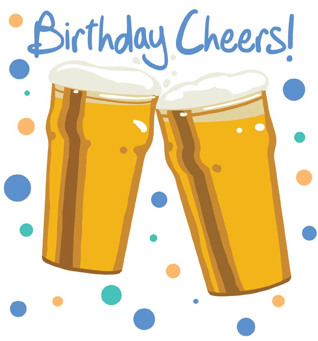Beers and Birthday Cheers Card - House of Cards