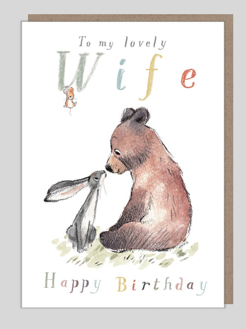 Lovely Wife Birthday Card
