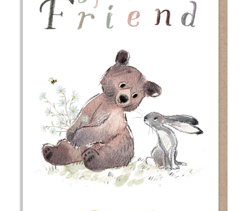 Special Friend Bear Birthday Card