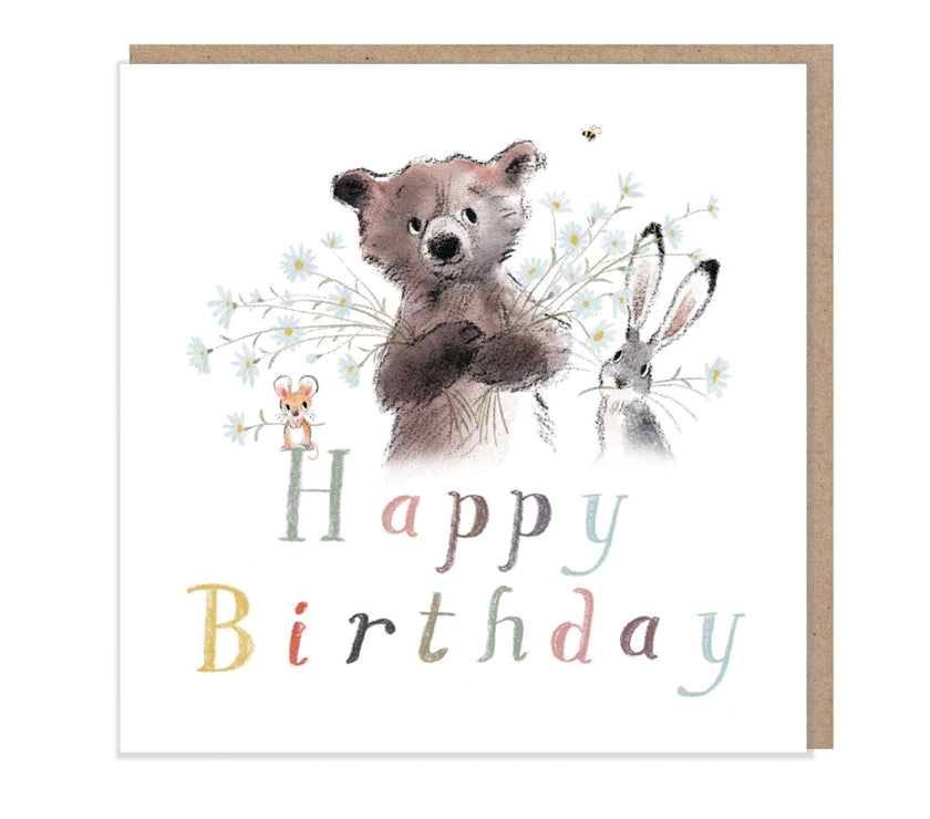 Daisies Happy Birthday Card