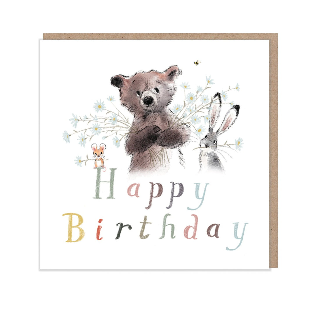 Daisies Happy Birthday Card