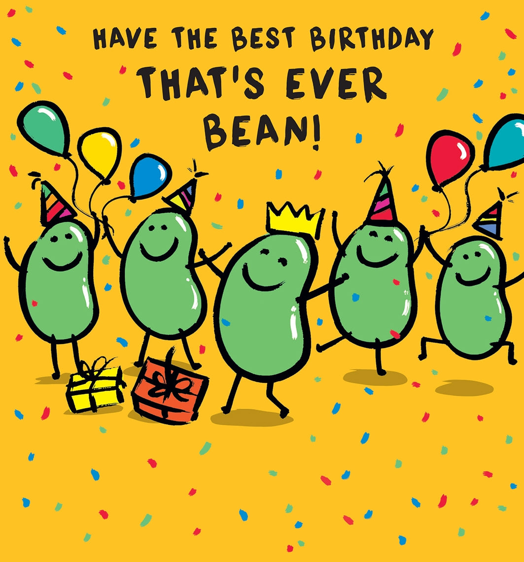 Human Bean Best Ever Birthday Card