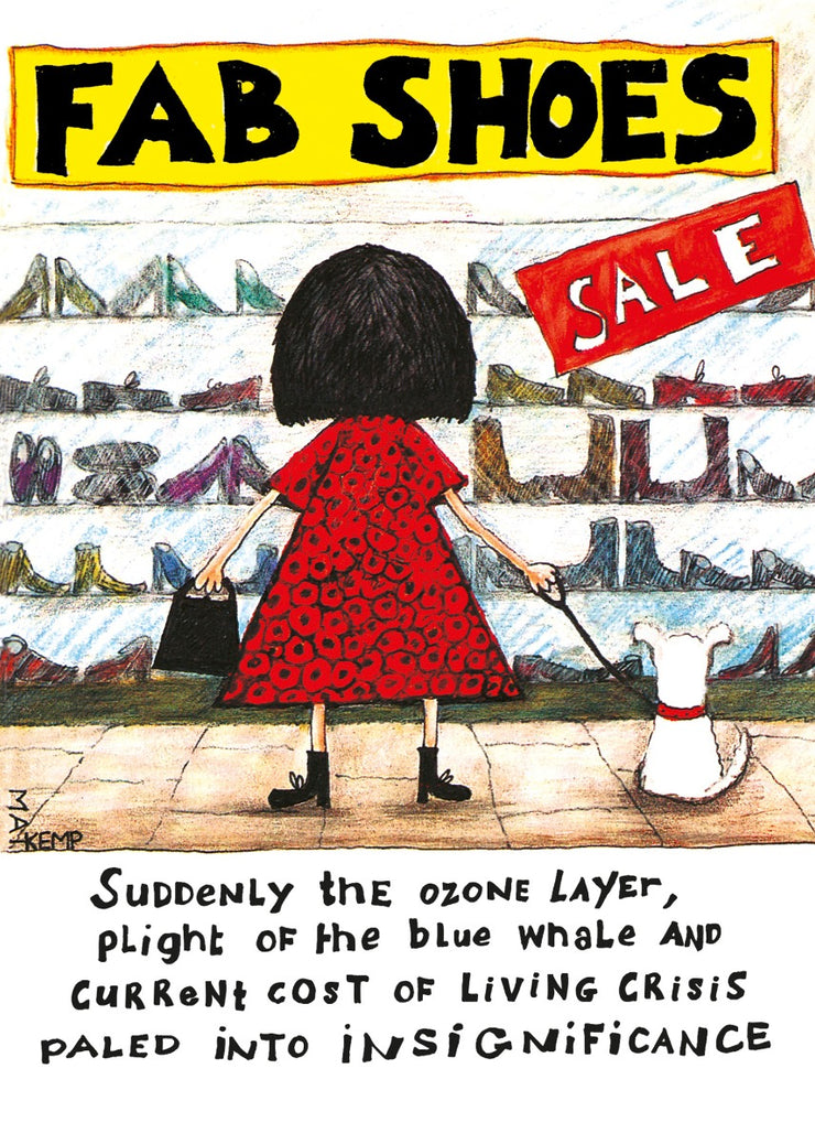 Fab Shoes Birthday Card