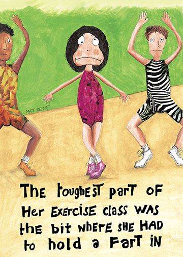 Exercise Birthday Card - House of Cards