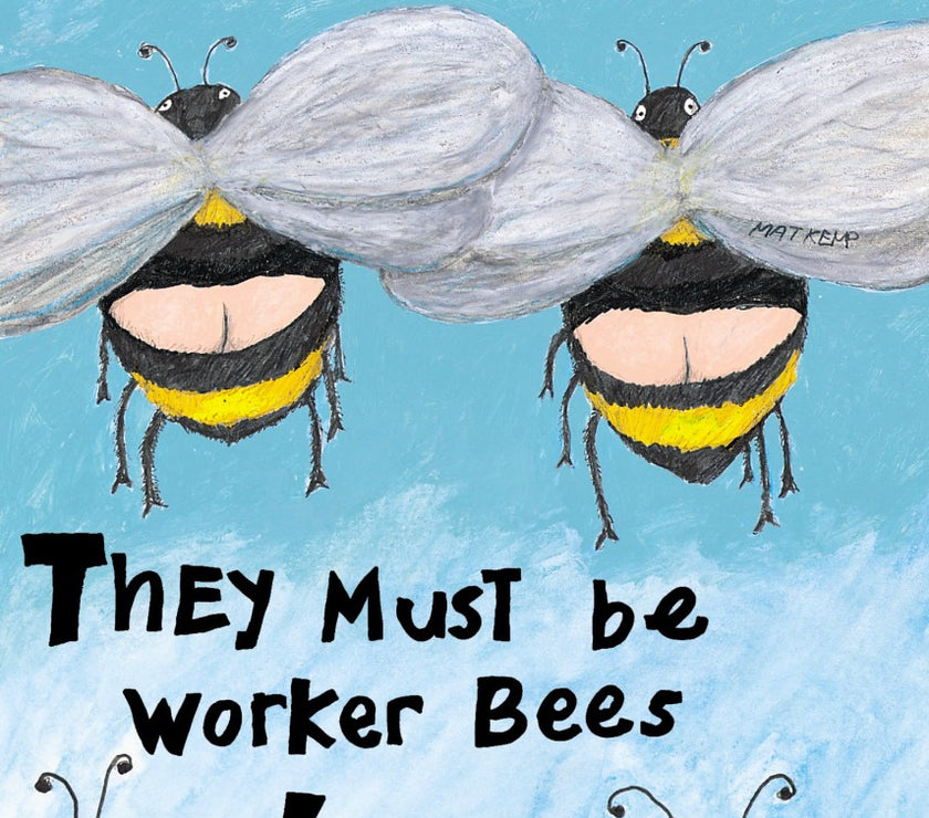 Worker Bees Birthday Card