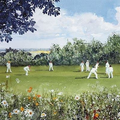 Cricket Practice Happy Birthday Card