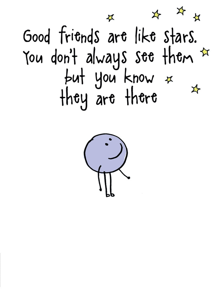 Friends Like Stars Greeting Card