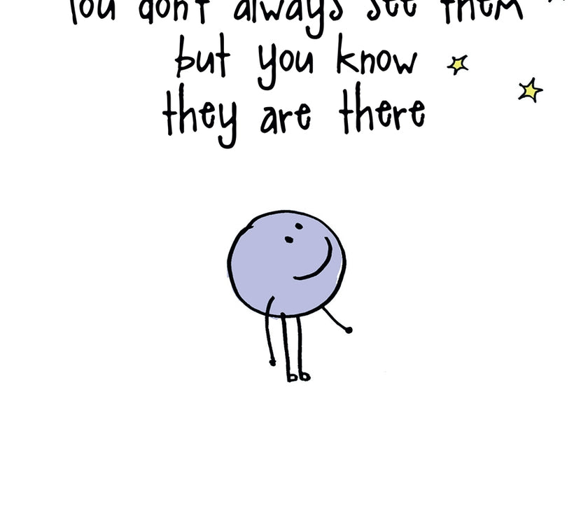 Friends Like Stars Greeting Card