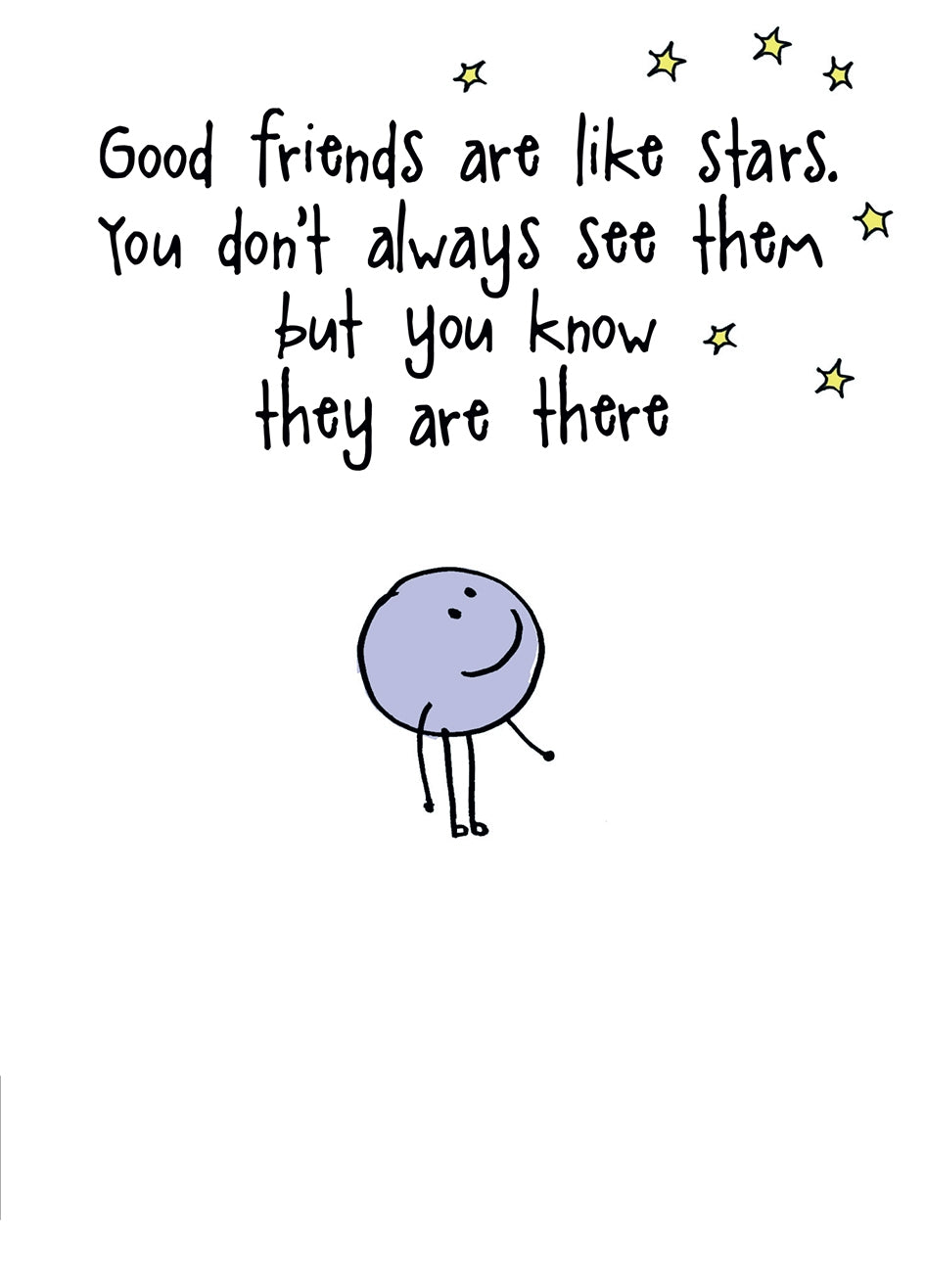 Friends Like Stars Greeting Card