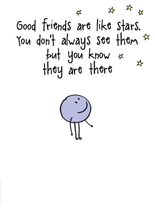 Friends Like Stars Greeting Card