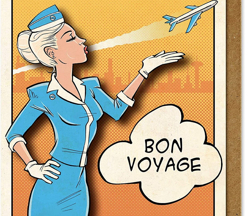 Bon Voyage Greeting Card