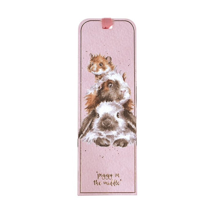 Piggy in the Middle Bookmark