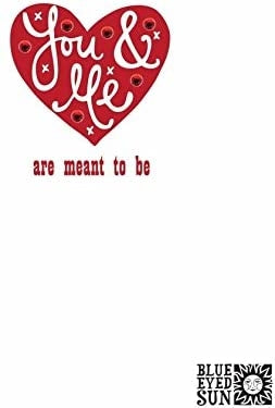 You and Me Heart Valentines Card