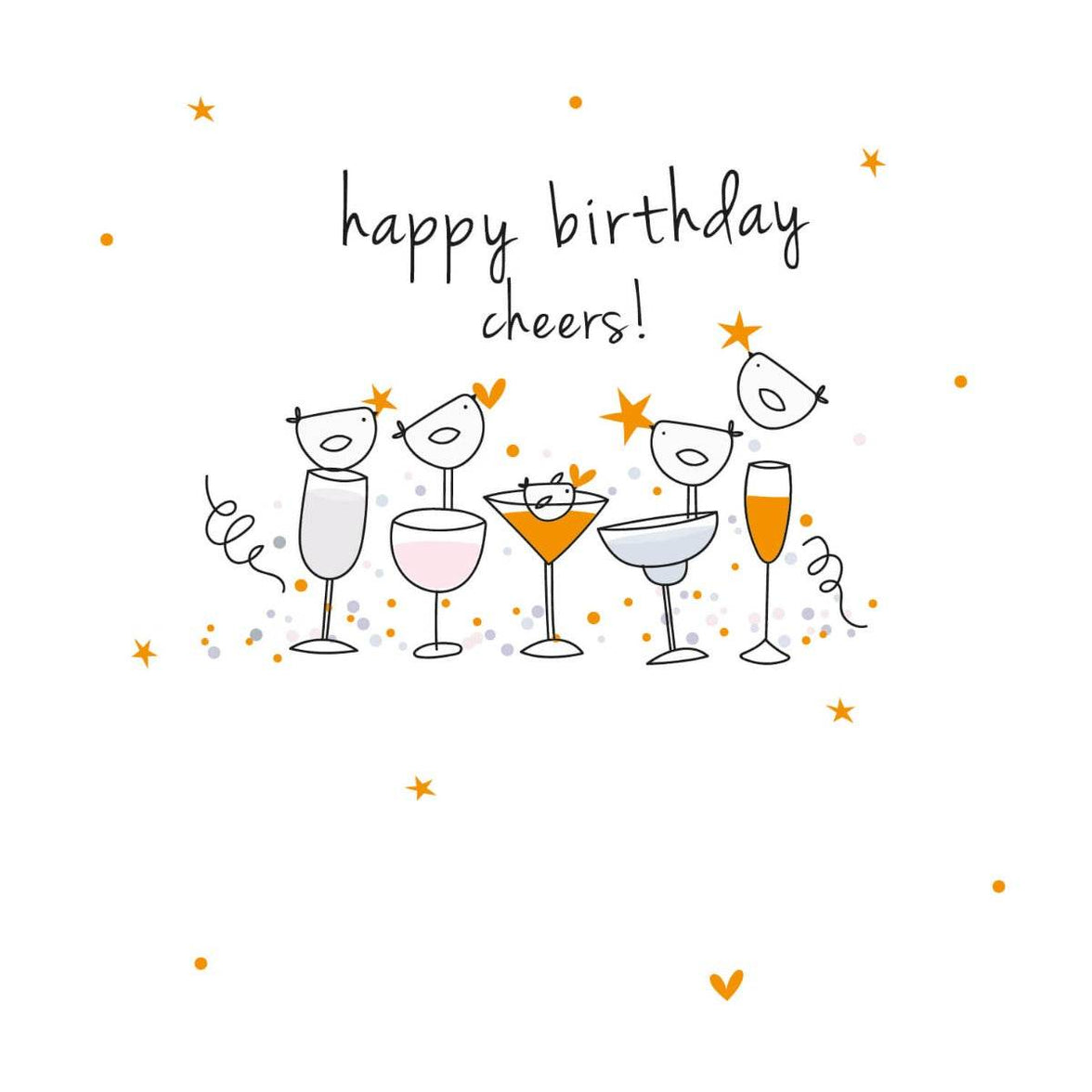 Cheers Birthday Card - House of Cards