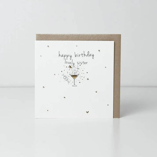 Sister Cocktail Birthday Card