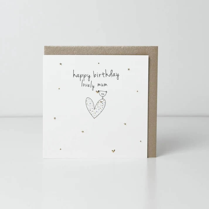Lovely Mum Bird Birthday Card