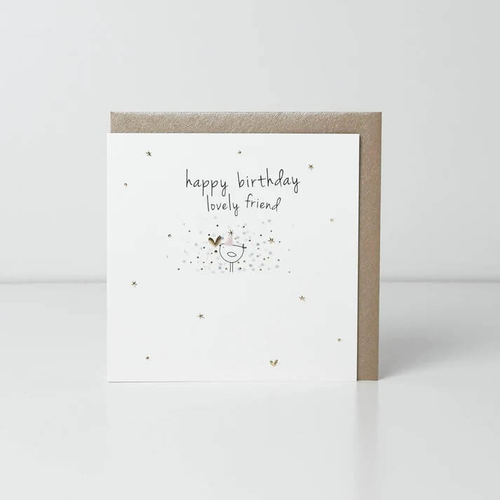 Lovely Friend Happy Birthday Card