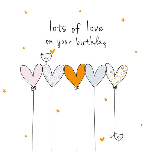 Lots of Love Birthday Card