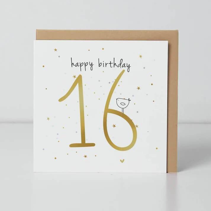 16th Sixteen Birthday Card - House of Cards