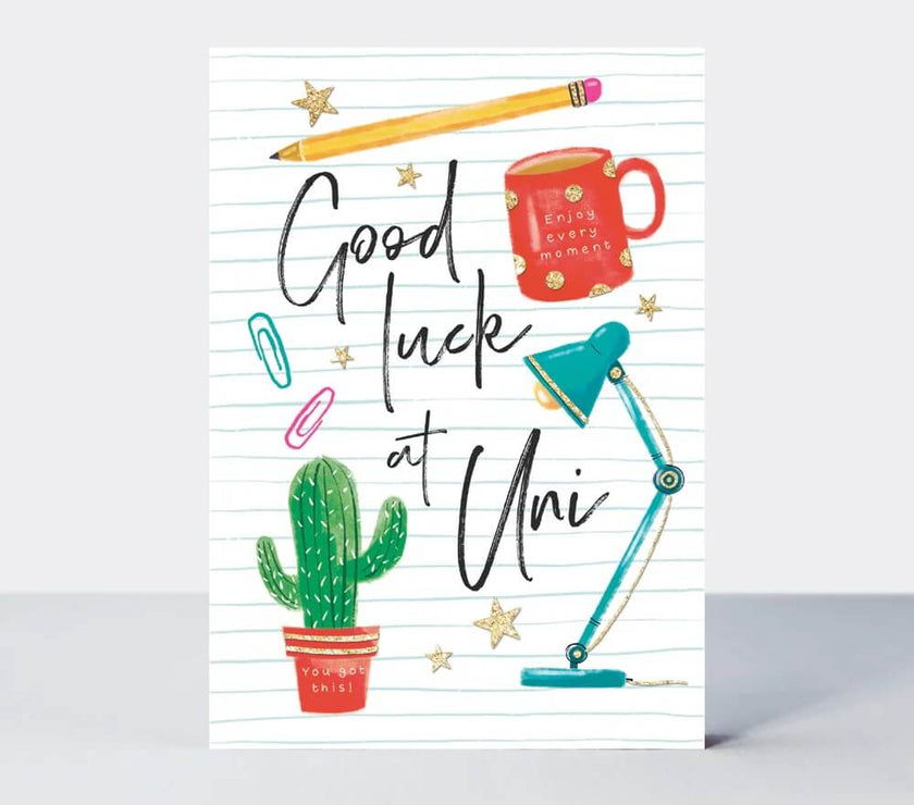 Good Luck at Uni Greeting Card
