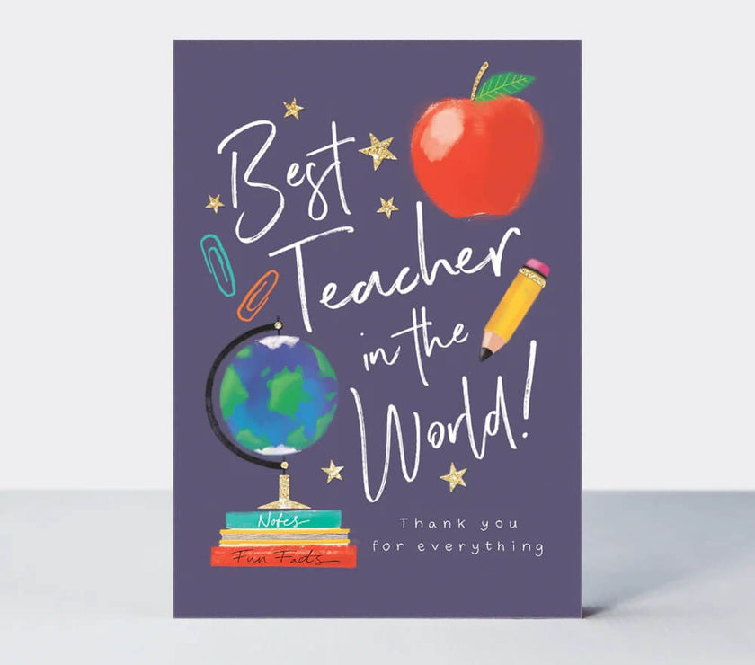 Best Teacher Greeting Card