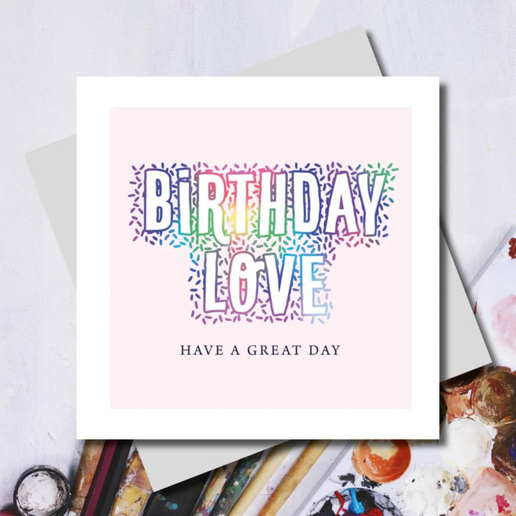 Birthday Love Birthday Card