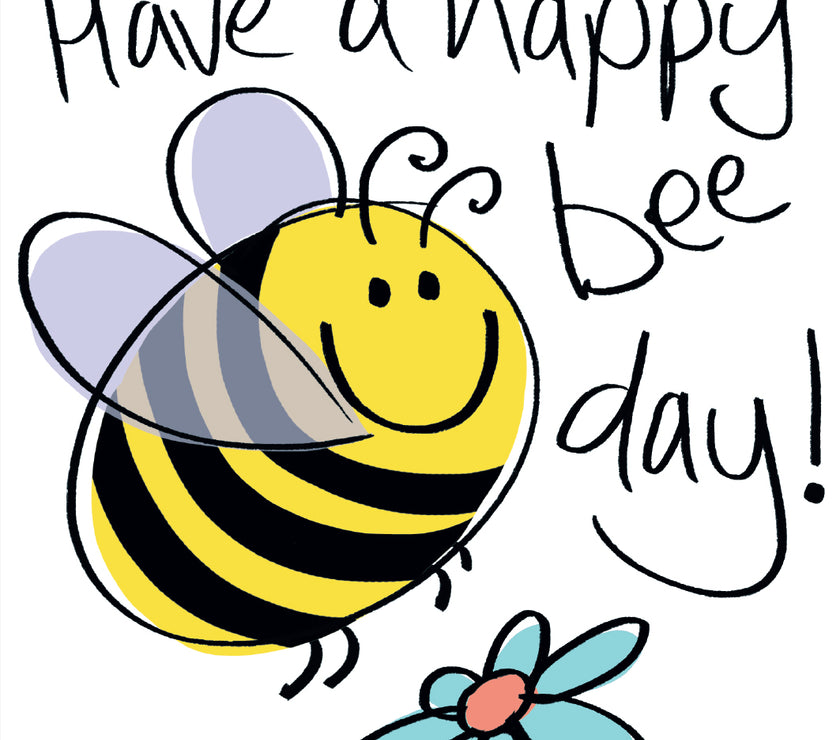 Happy Bee Day Birthday Card