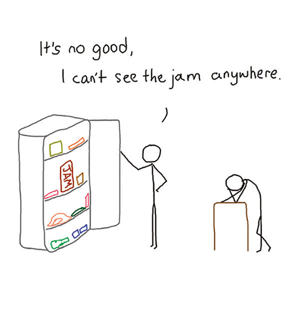 Jam in the Fridge Birthday Card