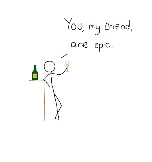 Epic Friend Birthday Card
