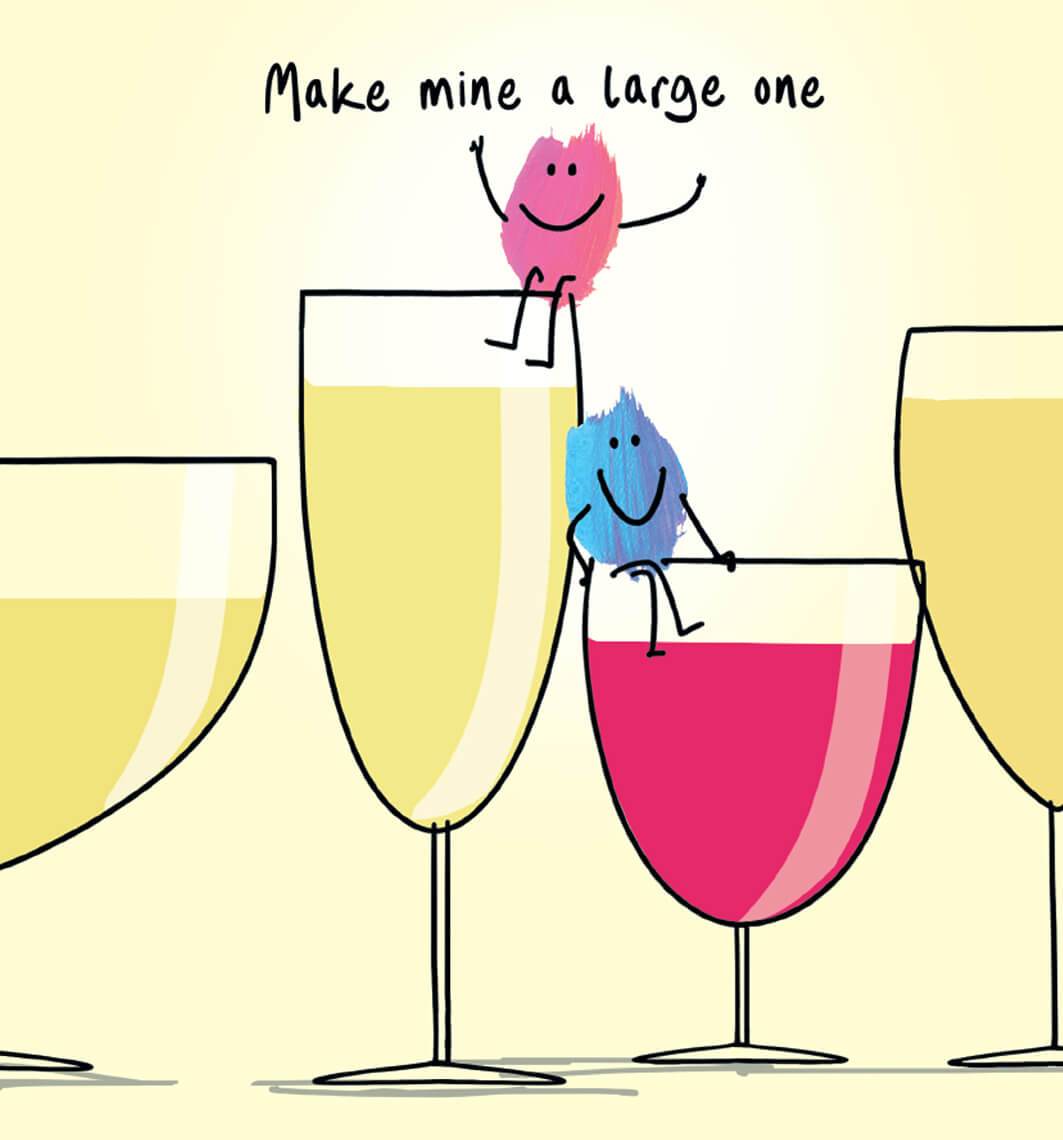 Large One Birthday Card - House of Cards