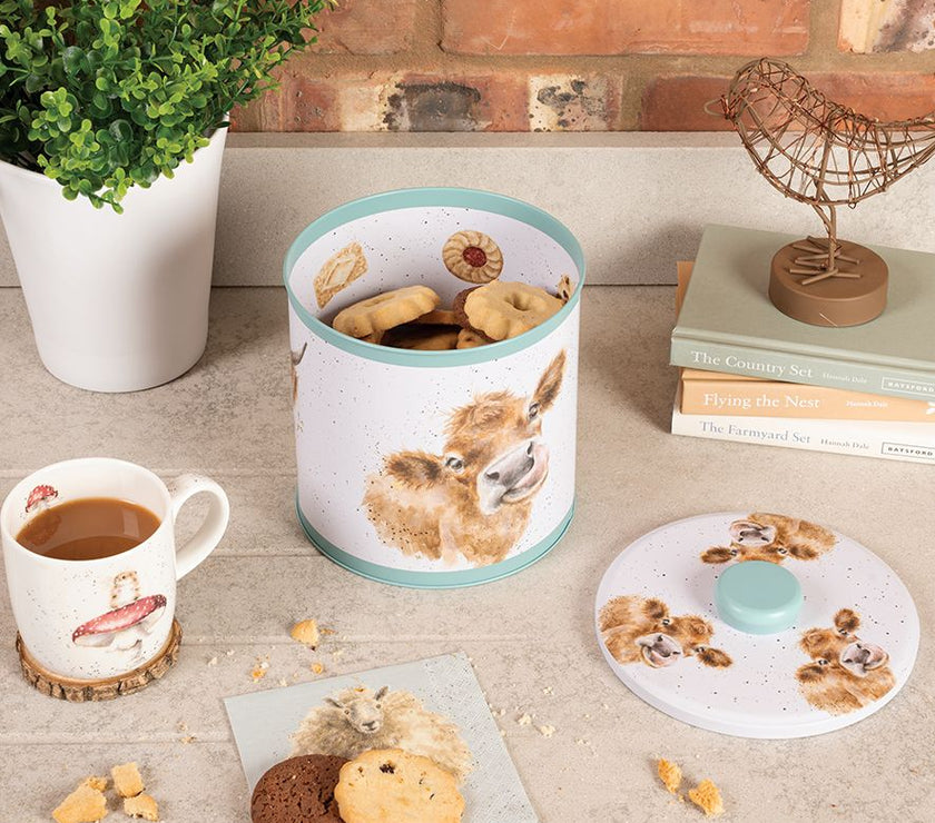 Cow Biscuit Tin