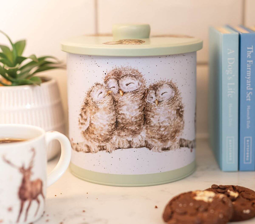 Biscuit Tin Owls