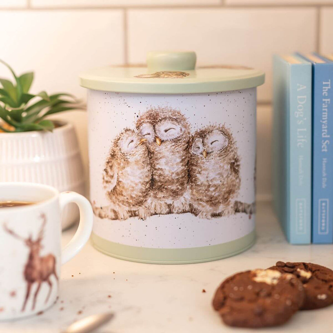 Biscuit Tin Owls