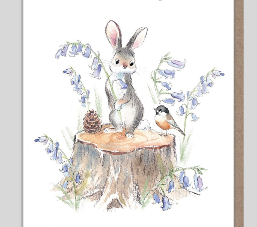 Daughter Tree Stump Birthday Card