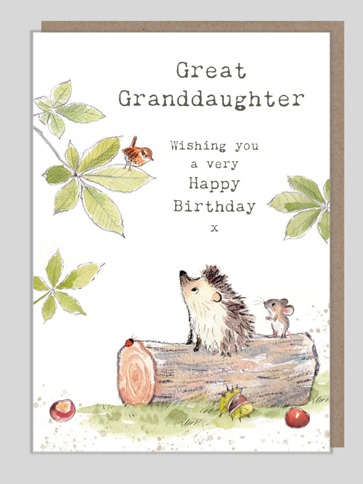 Great Granddaughter Birthday Card