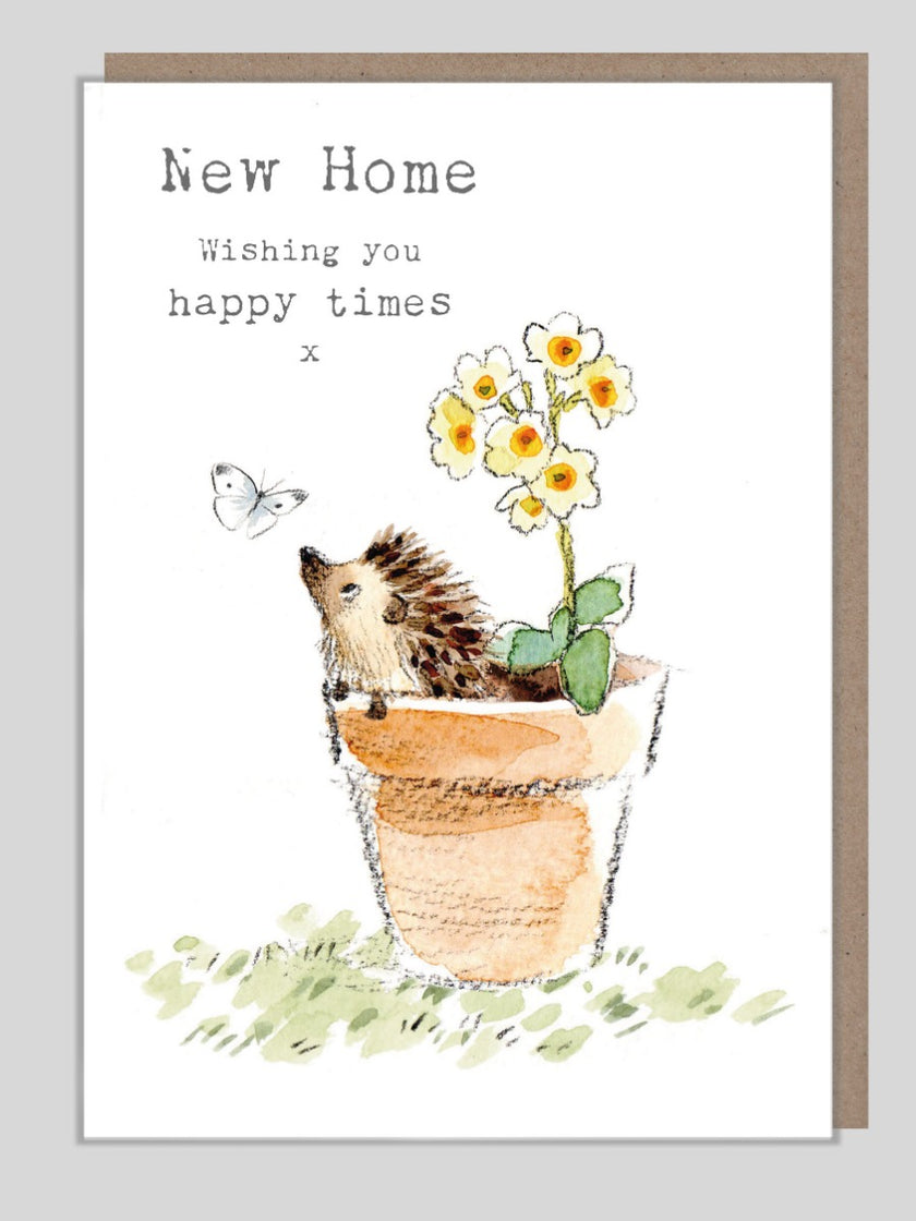 New Home Hedgehog Card