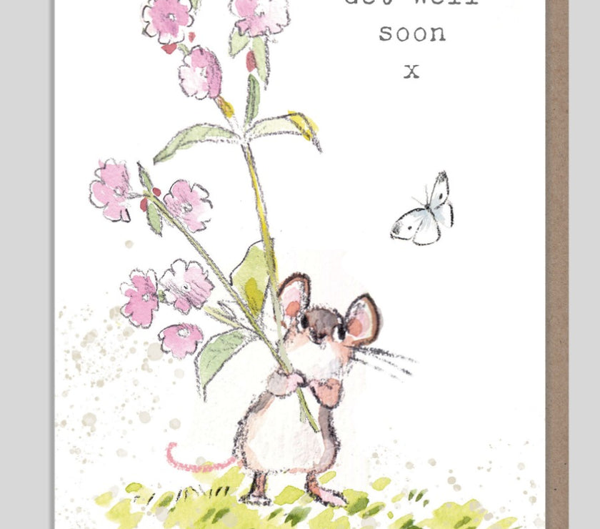 Get Well Mouse Card