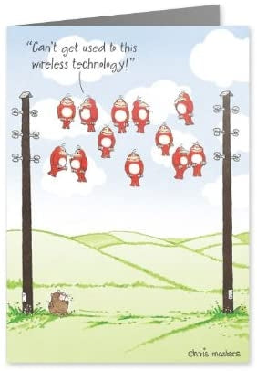 BIrdwit Wireless Technology Birthday Card