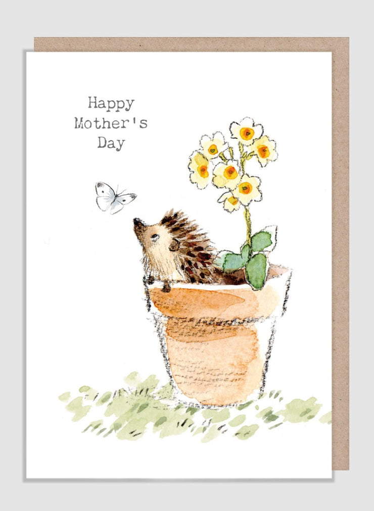 Hedgehog Mothers Day Card