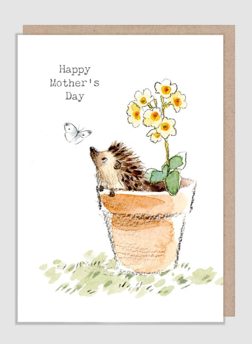 Hedgehog Mothers Day Card