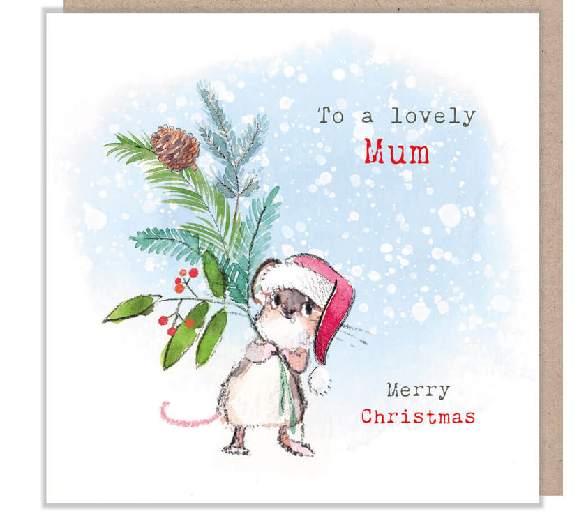 Lovely Mum Christmas Card