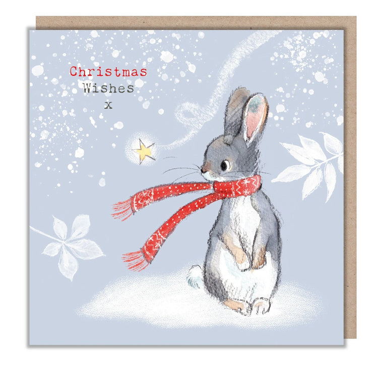Bunny Xmas Wishes Christmas Card