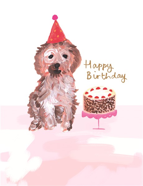Bella and Max Dog Birthday Card