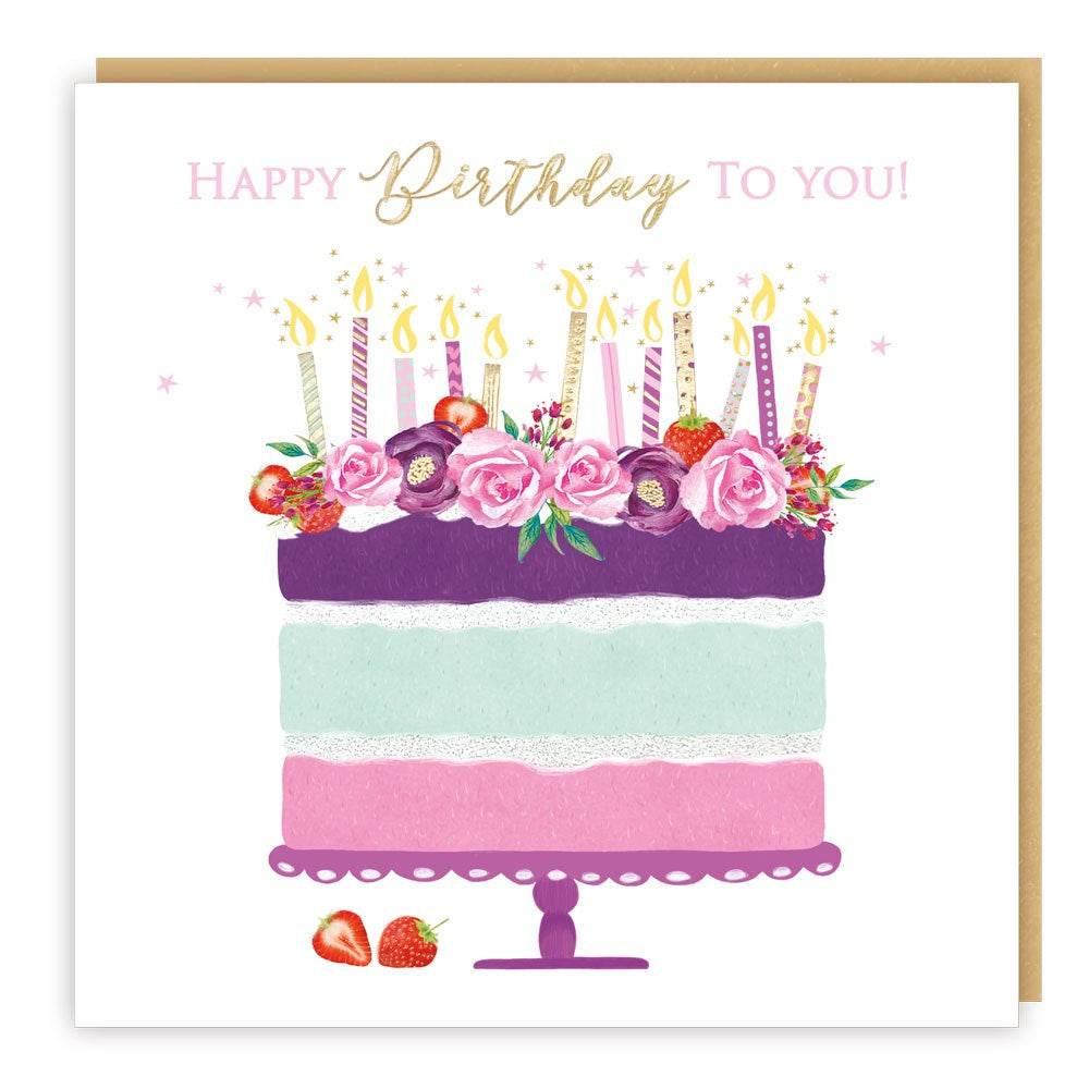 Esmee Cake Birthday Card - House of Cards