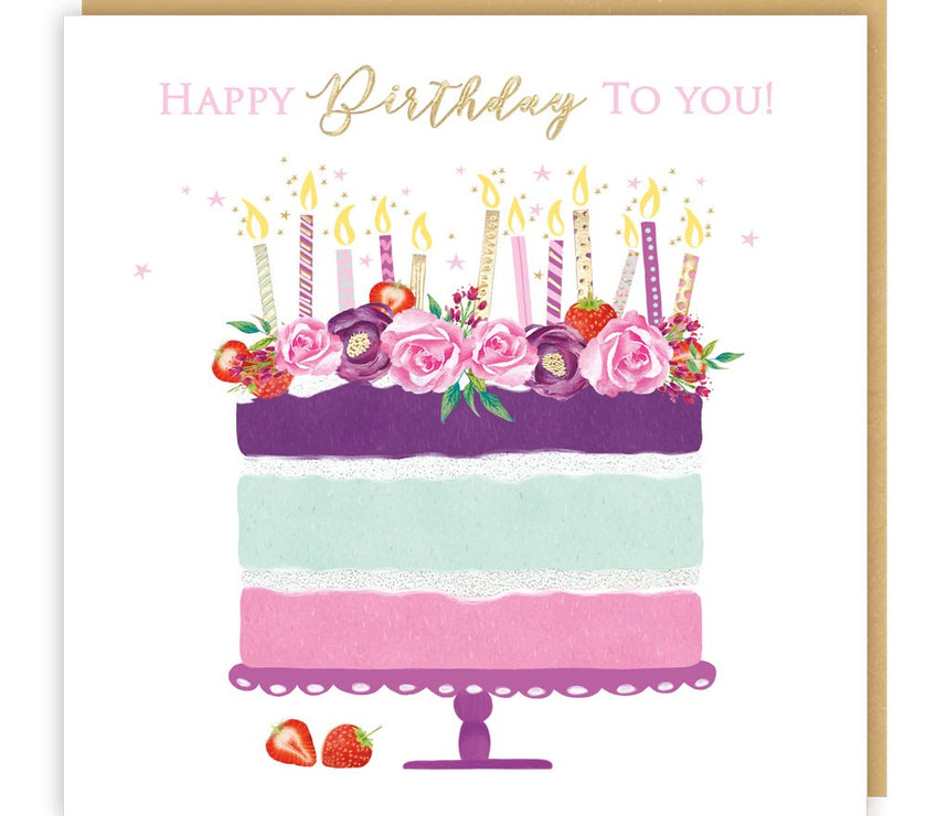 Esmee Cake Birthday Card