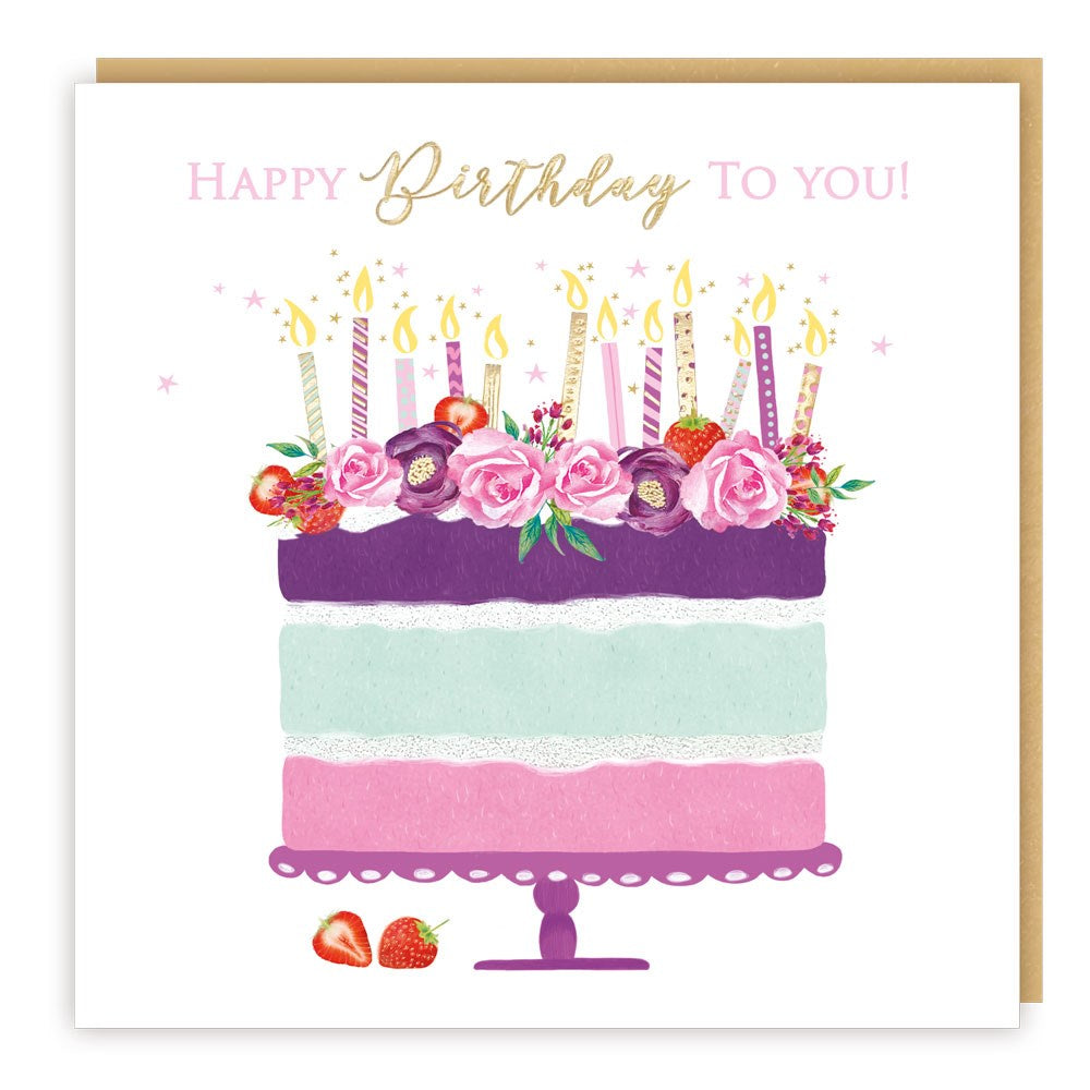 Esmee Cake Birthday Card