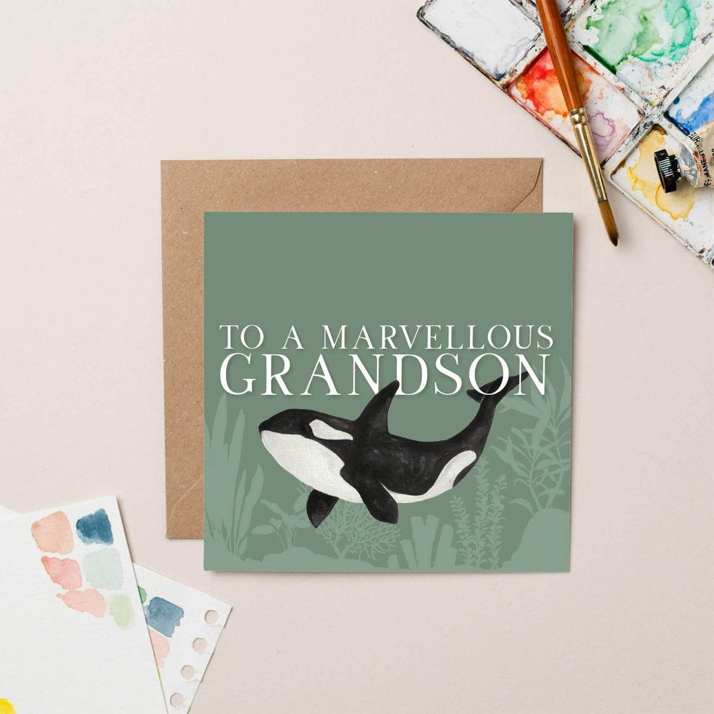 Grandson OrGreeting Card - House of Cards