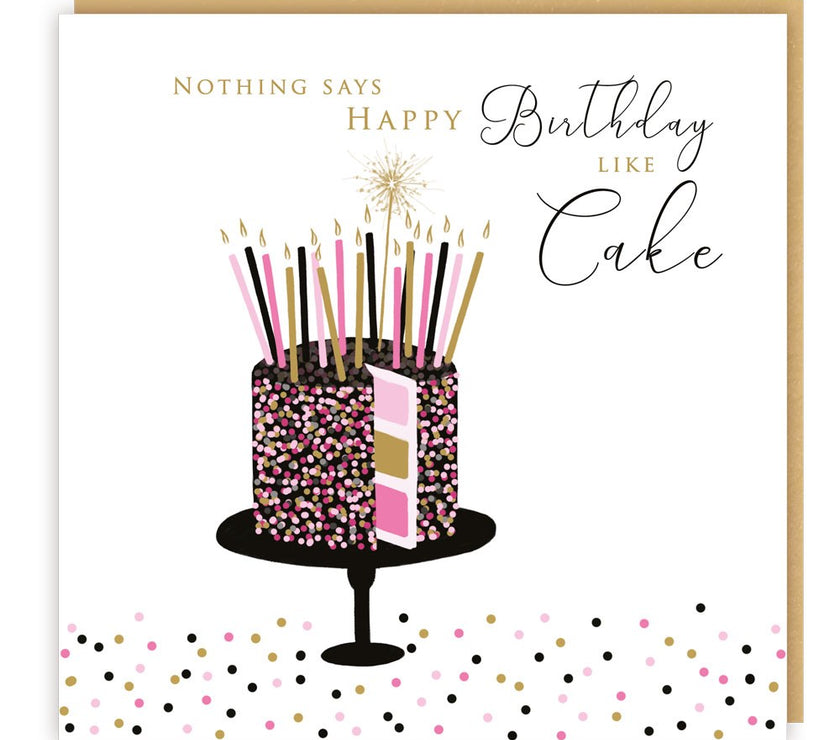 Esmee Stylish Birthday Cake Card