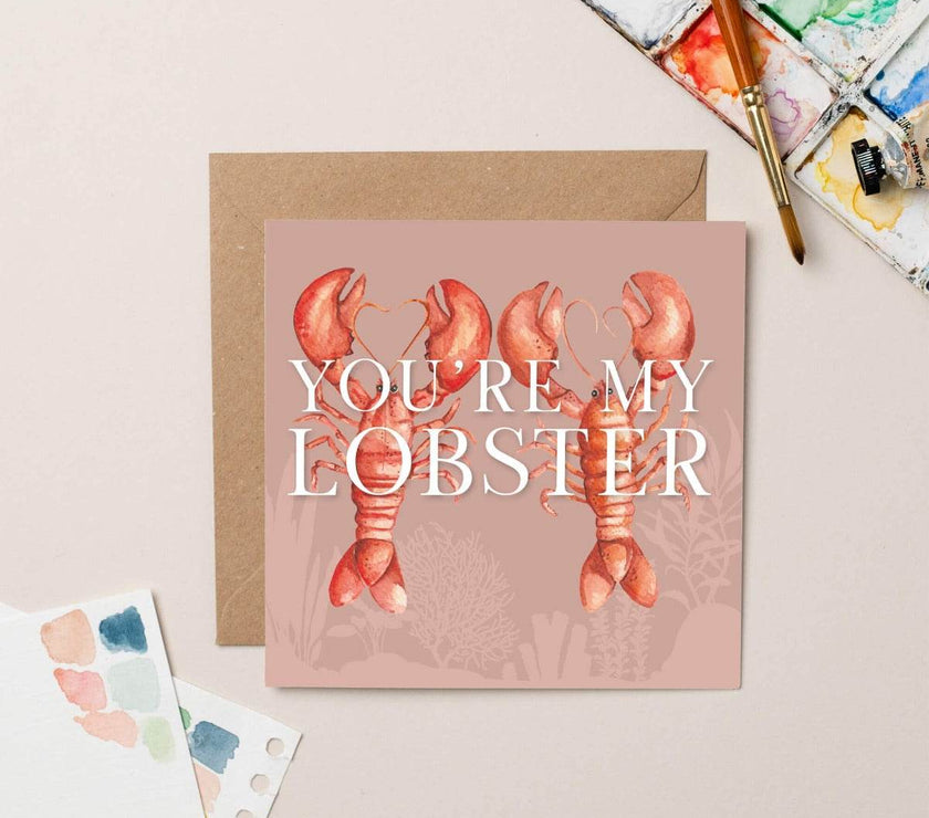 Anniversary Lobster Greeting Card - House of Cards