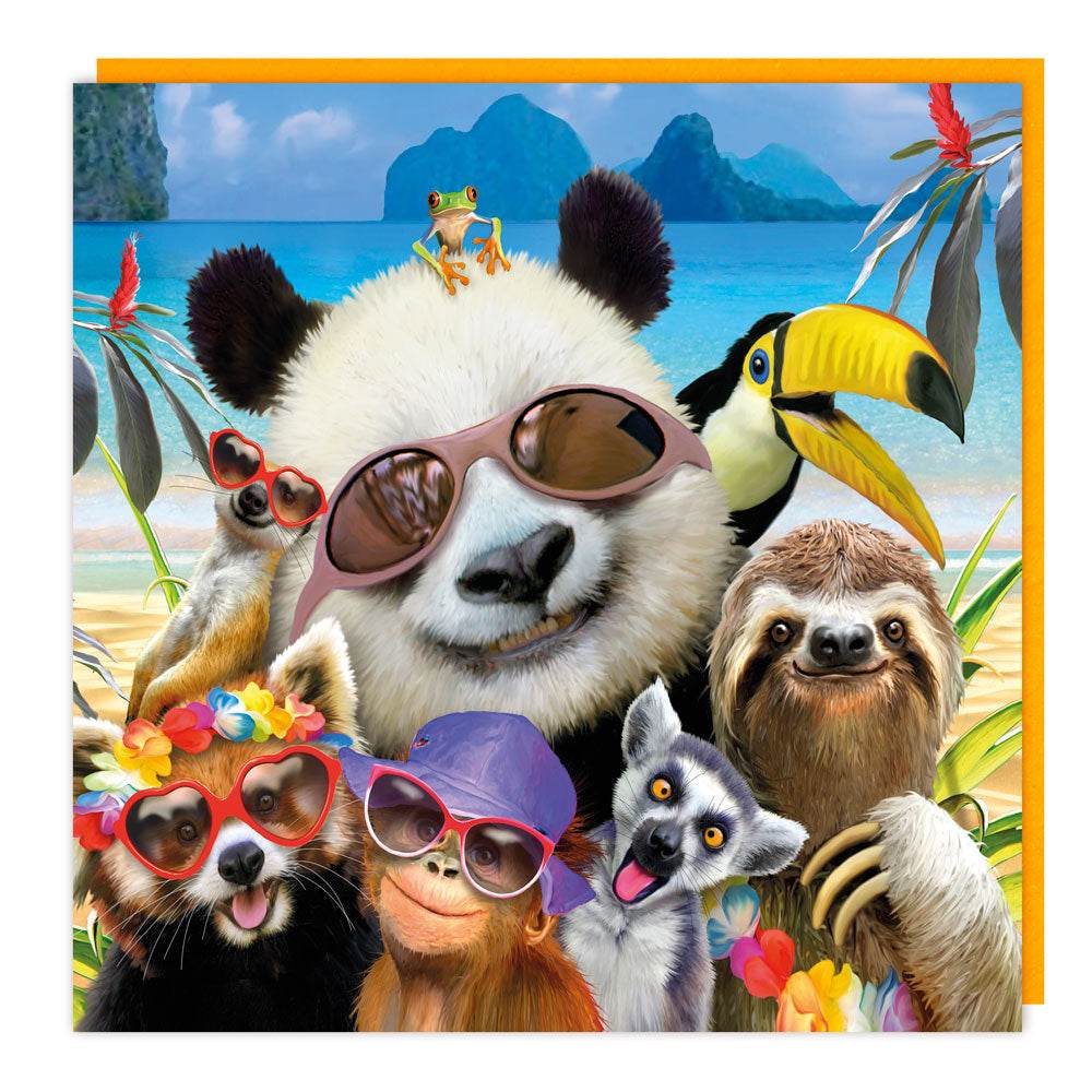 3D Panda and Friends Birthday Card - House of Cards